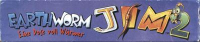 Earthworm Jim 1 & 2: The Whole Can 'O Worms - Box - Spine Image