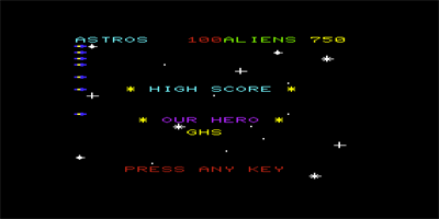 Astro Patrol - Screenshot - Game Over Image