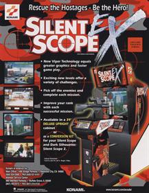 Silent Scope EX - Advertisement Flyer - Back Image