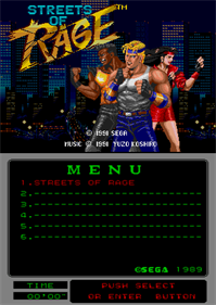 Streets of Rage - Screenshot - Game Title Image