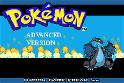 Pokémon Advanced - Screenshot - Game Title Image