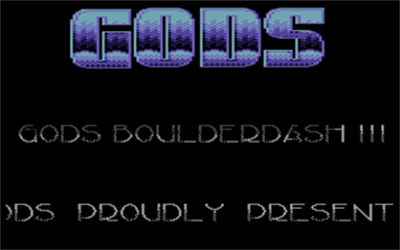 Gods Boulder Dash 3 - Screenshot - Game Title Image