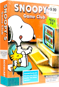 Snoopy's Game Club - Box - 3D Image