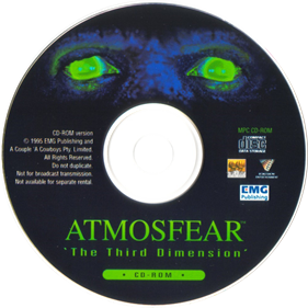 Atmosfear: The Third Dimension - Disc Image