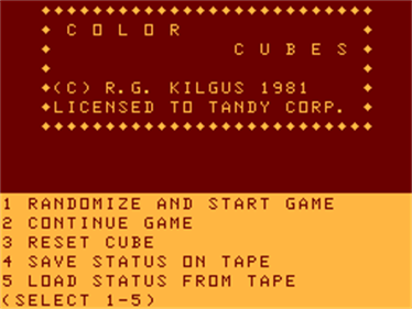 Color Cubes  - Screenshot - Game Title Image