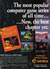 King's Quest VI: Heir Today, Gone Tomorrow - Advertisement Flyer - Front Image