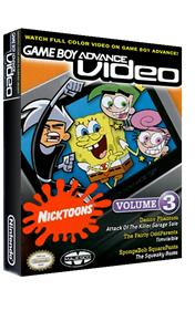 Game Boy Advance Video: Nicktoons Collection: Volume 3 - Box - 3D Image
