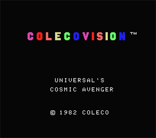 Cosmic Avenger - Screenshot - Game Title Image