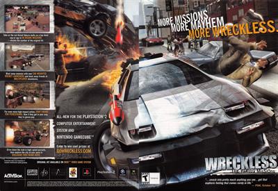 Wreckless: The Yakuza Missions - Advertisement Flyer - Front Image