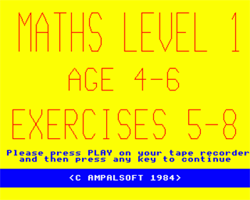 Fun Sums: Age 4-6 - Screenshot - Game Title Image