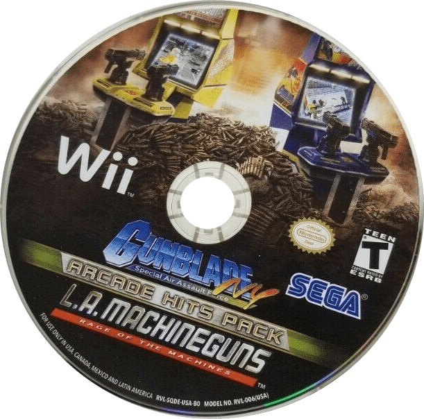 Gunblade NY & LA Machineguns Arcade Hits Pack Images LaunchBox Games