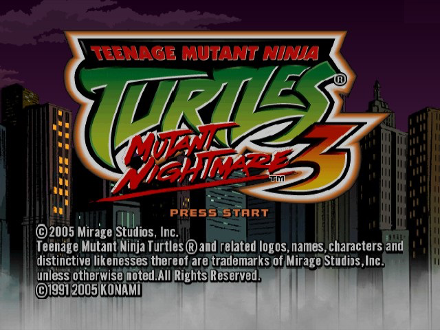 Tmnt 3 mutant nightmare как играть на пк