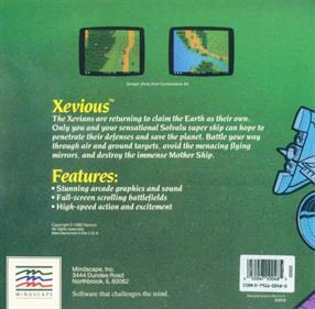Xevious - Box - Back Image