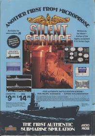 Silent Service: The Submarine Simulation - Advertisement Flyer - Front Image