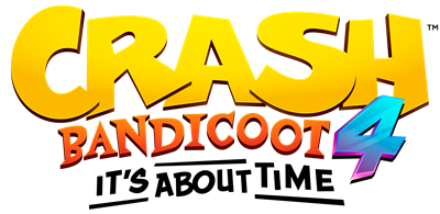 Crash Bandicoot 4: It’s About Time - Clear Logo Image