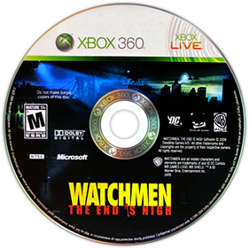 Watchmen: The End Is Nigh - Disc Image