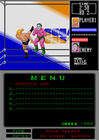 Wrestle War (Mega-Tech) - Screenshot - Gameplay Image