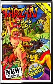 Tarzan Goes Ape  - Box - Front - Reconstructed Image