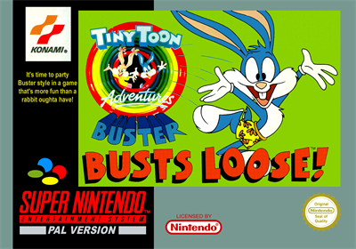 Tiny Toon Adventures: Buster Busts Loose! - Box - Front Image