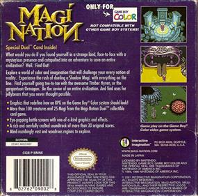 Magi Nation - Box - Back Image