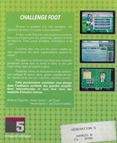 Challenge Foot - Box - Back Image