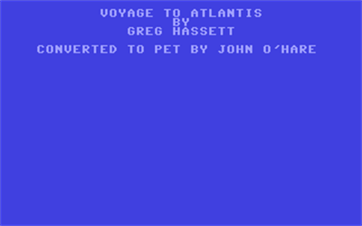 play voyage to atlantis