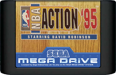 NBA Action '95 Starring David Robinson - Cart - Front Image