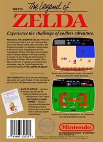 The Legend of Zelda - Box - Back - Reconstructed