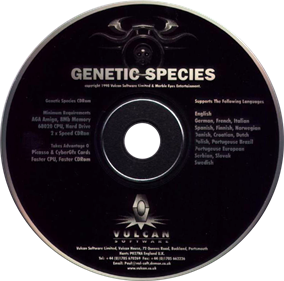 Genetic Species - Disc Image