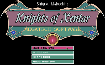 Knights of Xentar - Screenshot - Game Title Image