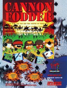 Cannon Fodder - Advertisement Flyer - Front Image
