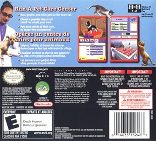 The Sims 2: Pets - Box - Back Image