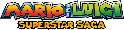 Mario & Luigi: Superstar Saga - Clear Logo Image