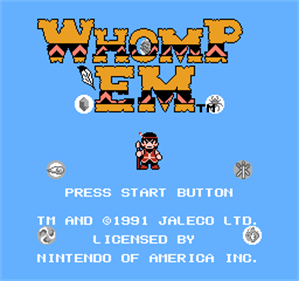 Whomp 'Em - Screenshot - Game Title Image