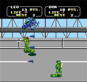 Teenage Mutant Ninja Turtles II: The Arcade Game - Screenshot - Gameplay Image