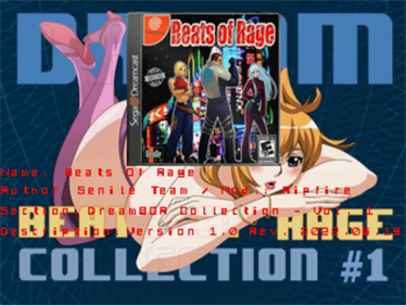 Dream Beats Of Rage Collection: Volumen #1 - Screenshot - Game Select Image