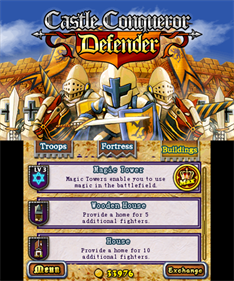 Castle Conqueror Defender - Screenshot - Game Title Image