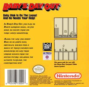 Baby's Day Out - Box - Back Image