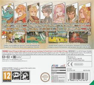 The Legend of Legacy - Box - Back Image