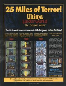 Ultima Underworld: The Stygian Abyss - Advertisement Flyer - Front