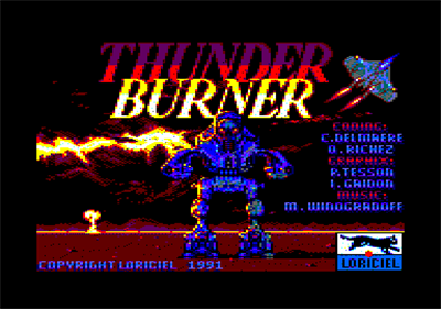 Thunder Burner - Screenshot - Game Title Image
