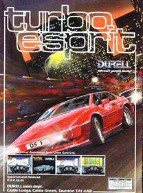 Turbo Esprit - Advertisement Flyer - Front Image