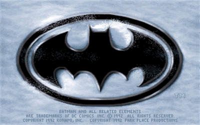 Batman Returns - Screenshot - Game Title Image