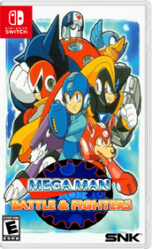 MEGA MAN BATTLE & FIGHTERS - Fanart - Box - Front Image