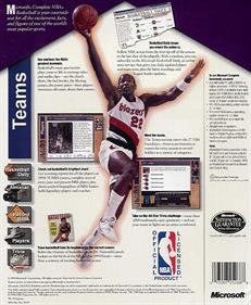 Microsoft Complete NBA Basketball Guide '94-'95 - Box - Back
