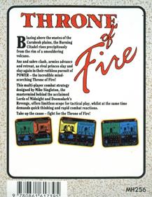 Throne of Fire - Box - Back Image