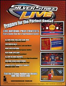 Silver Strike LIVE - Advertisement Flyer - Front Image