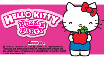 Hello Kitty: Puzzle Party - Screenshot - Game Title Image