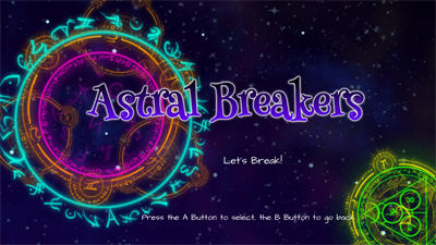 Astral Breakers - Screenshot - Game Title Image