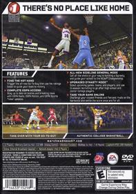 NCAA March Madness 07 - Box - Back Image